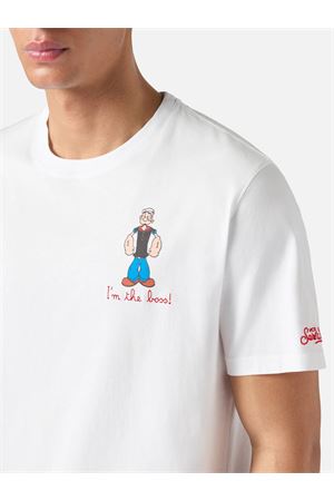 T-Shirt Portofino Man In Cotone Con Stampa Frontale MC2 SAINT BARTH | T-shirt | POT000103597L
